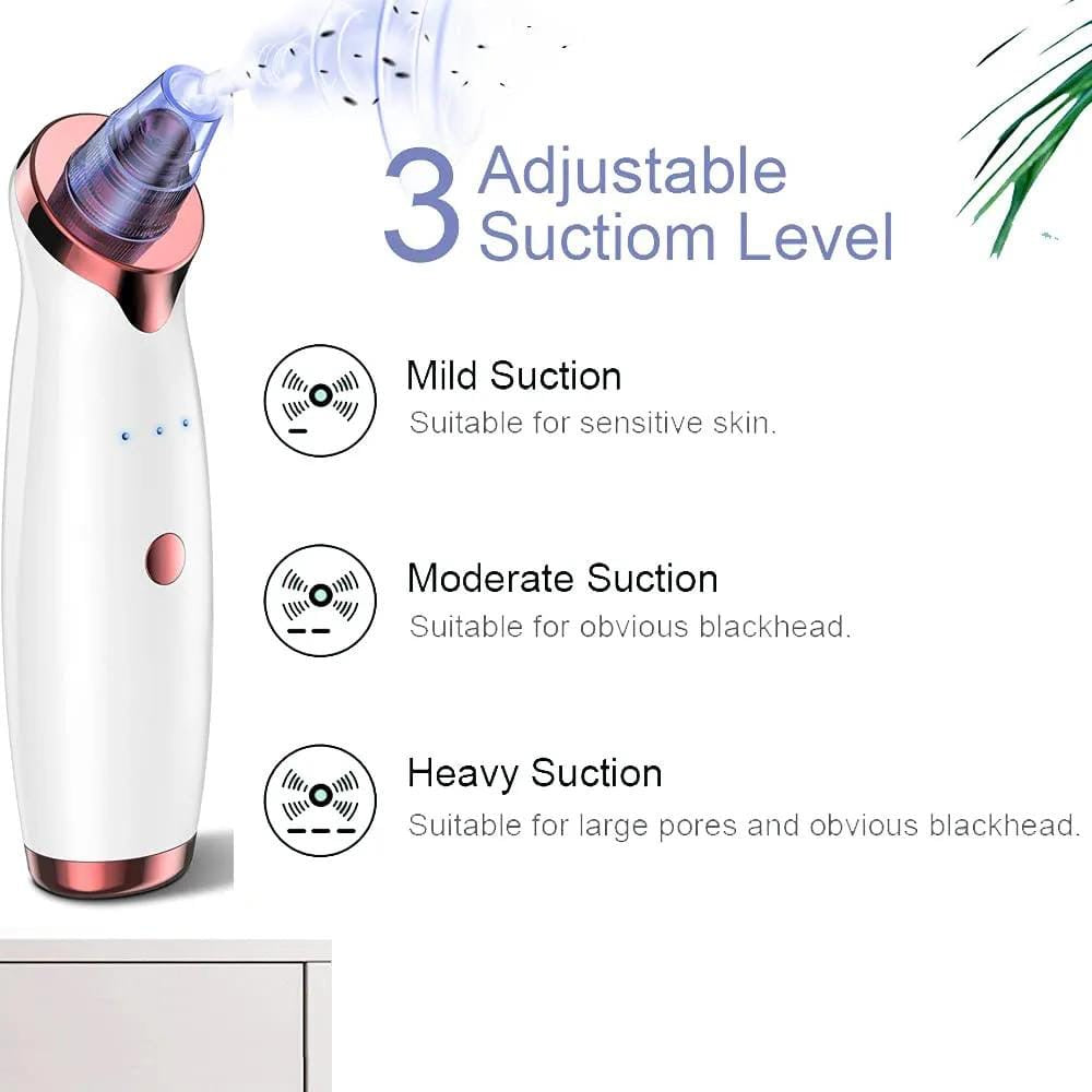 Daweir Upgraded Blackhead Remover Pore Vacuum Cleaner – Deep Cleansing Facial Kit for Blackhead & Blemish Removal